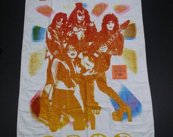 1980's Rare KISS Beach Towel