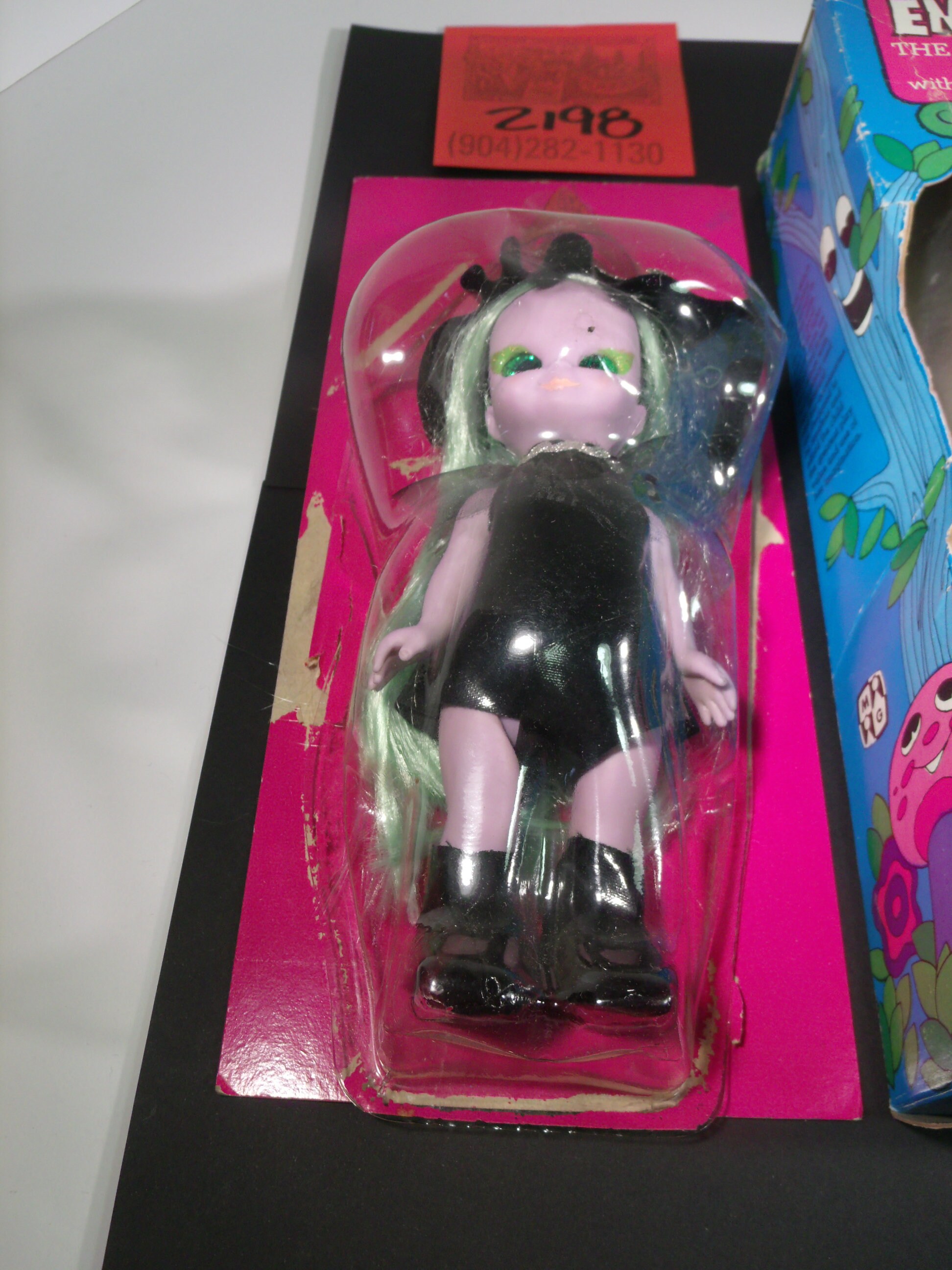 VTG 1972 Emerald the Enchanting Witch Doll Girls World NOS w