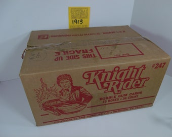 1980's Donruss/Knight Rider Empty Case Box