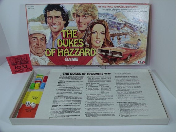 1980's Dukes of Hazzard Board Game - Etsy Canada