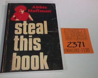 1990's Abbie Hoffman-"Steal this Book"-Classic 70's Reprint