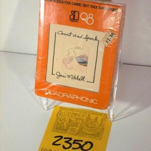 1970&#39;s Asylum/ Joni Mitchell &quot;Court and Spark&quot; Quadrophonic 8 track