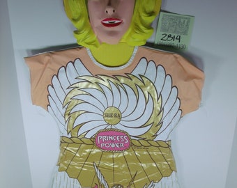 1980's Ben Cooper/ Rare Kmart "Princess of Power" Halloween Costume w/Mask