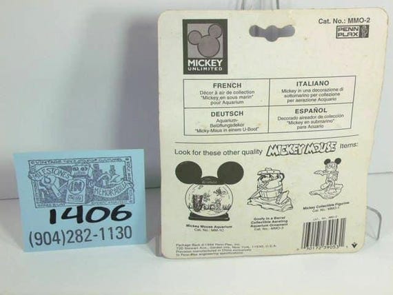 1990's Penn Plax Mickey Unlimited 