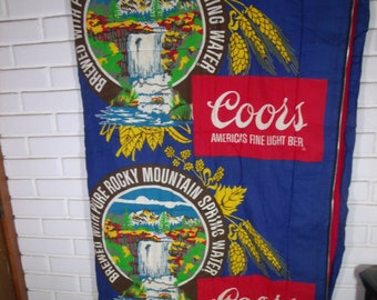 1990's Coors Brewing / Coors Sleeping Bag
