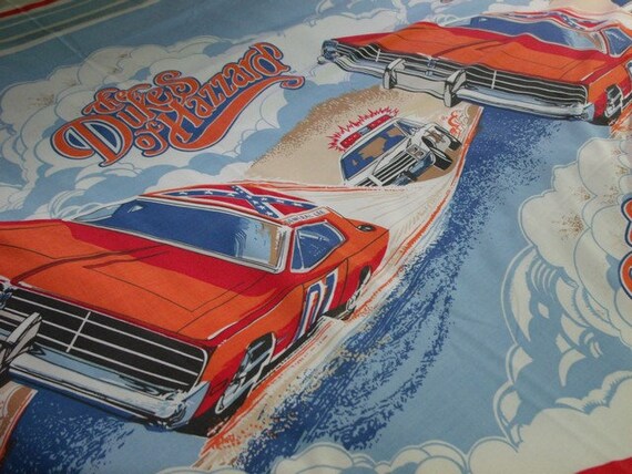 1980 S Very Rare Warner Bros Dukes Of Hazzard Sheet Set Etsy