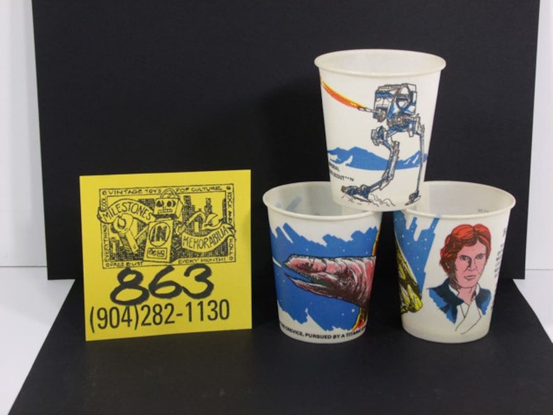 【冬バーゲン★】 1970's Wax – Back Strikes Wars/empire Star Jr. Cups Dixie アンティーク雑貨