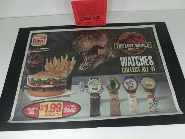 Burger king jurassic park clearance