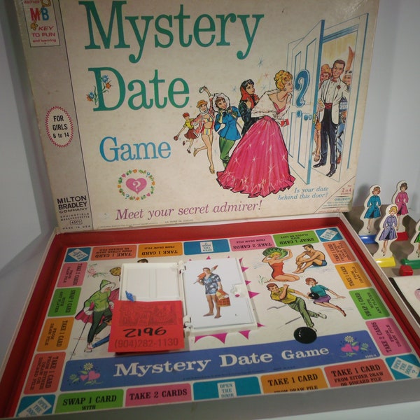 1960s Mystery Date Game Etsy