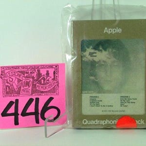 1974 Apple records John Lennon Imagine Quad Q8 8track mint unused.