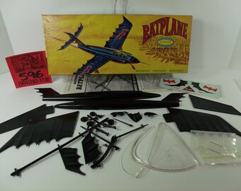 1966 Aurora Batplane Kit Original Issue Kit- Unassembled