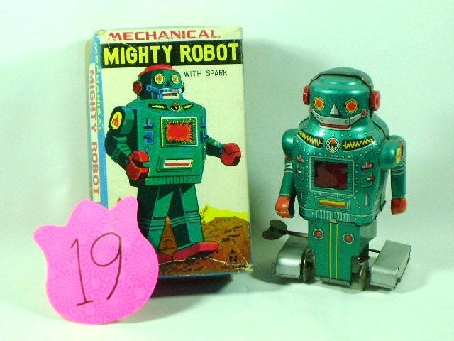 マイティロボット ブリキ MECHANICAL MIGHTY ROBOT マイティロボット ブリキ MECHANICAL MIGHTY ROBOT 1960年代
