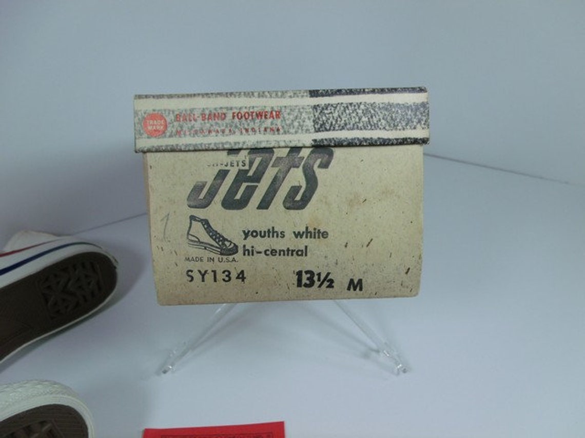 1960's Red Ball Jets/unworn Hightop Tennis Shoes Etsy