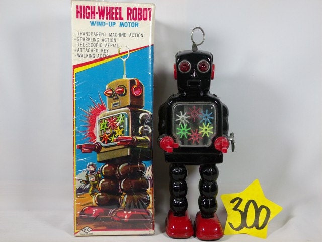 1960's KO Yoshiya Hi Wheel Robot - Etsy 1960's KO Yoshiya Hi Wheel Robot - Etsy