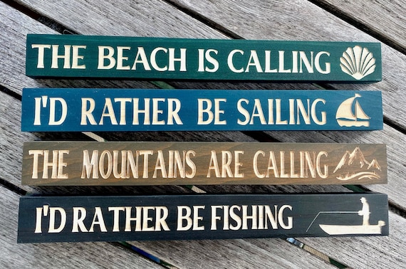 Skinny Stacking Sign Carved Custom Wood Farmhouse Rustic - Etsy