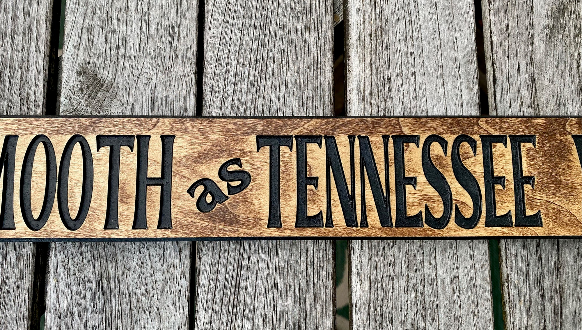 Rustic Tennessee. Sign Smooth as Tennessee Whiskey Carved Wood Sign Rustic Farmhouse Western ...