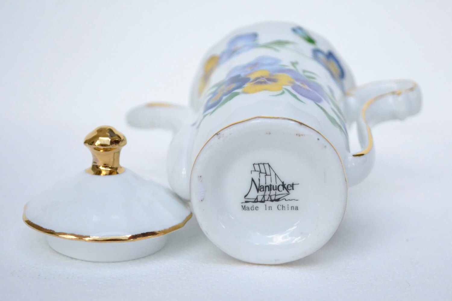 Miniature Teapot Mini Teapot Nantucket Miniature Teapots Etsy