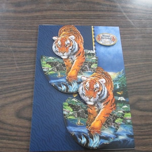 Tijger wenskaart.