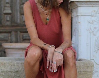 Isla dress beach boho dress,comfortable dress, sleeve dress, maxi dress, summer dress, maxi dress, knit dress, loose fit dress.