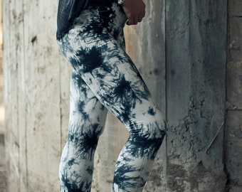TIE DYE leggings, yoga pants/leggings, meditation leggings, yoga pants, high waist, Bohemian leggings women wear.