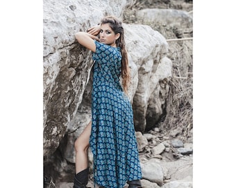 BACK IN STOCK telula rap around long kimono boho dress, bridesmaid dress, multifunctional, maxi dress, summer dress, adjustable dress.
