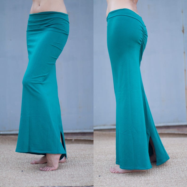 CLEARANCE SALE SIERRA Skirt Long Soft Cotton Lycra Blend - Etsy UK