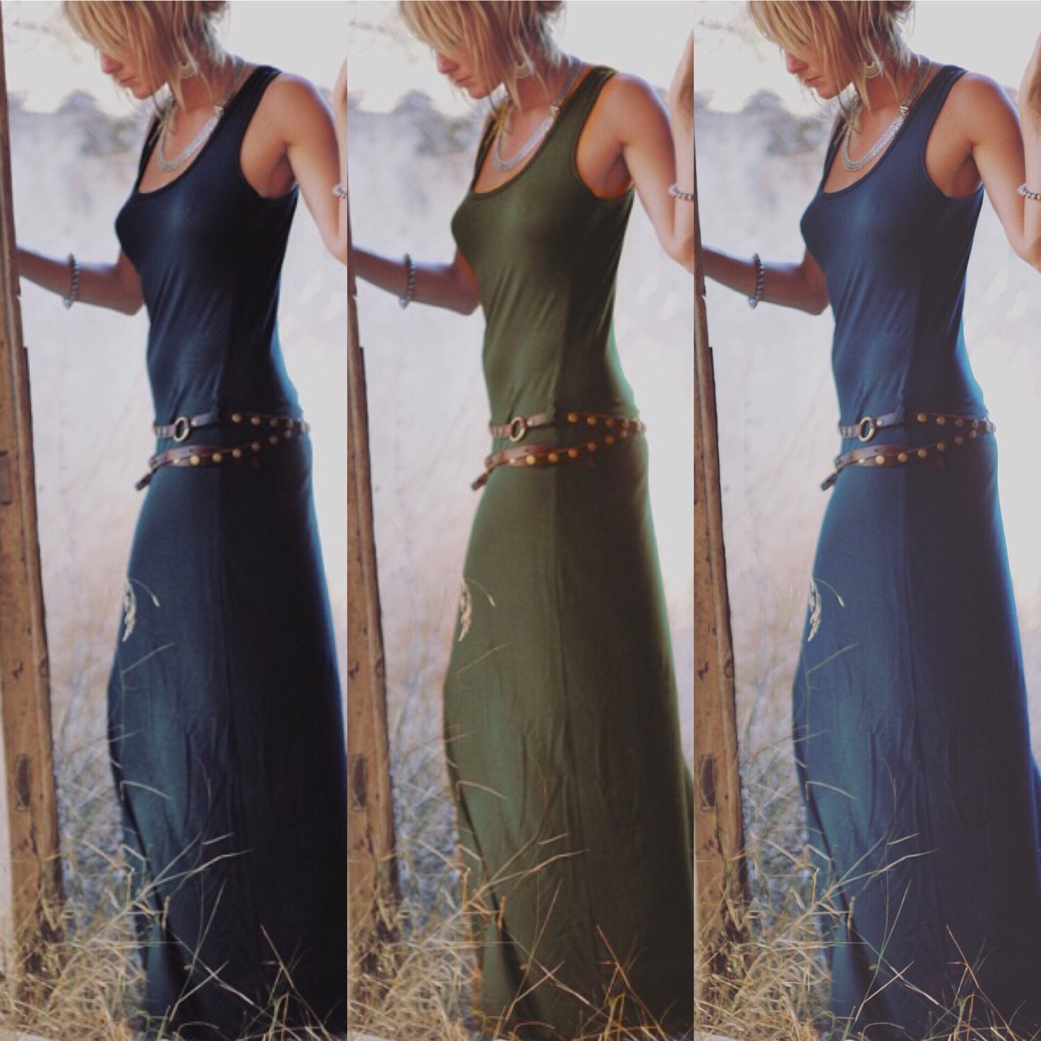 Image of Maxi Dress, Long Dress, Bridesmaid Elegant Summer Basic Casual Dress