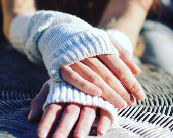 Winter woolen gloves, fingerless gloves, knitted gloves, gloves and mittens, warm gloves.