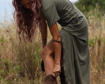 MOON dress, long dress, summer dress, basic dress, casual dress, basic dress.