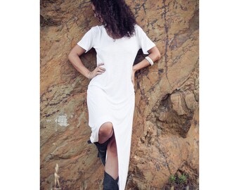 MOON dress, long dress, summer dress, basic dress, casual dress, basic dress.