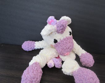 ハンドメイド ユニコーン ぬいぐるみ かぎ針編みのユニコーン：20インチの編みぐるみぬいぐるみ - Etsy 日本