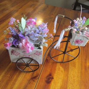 Tricycle flower box, Floral Decoration, Shabby Chic Decor