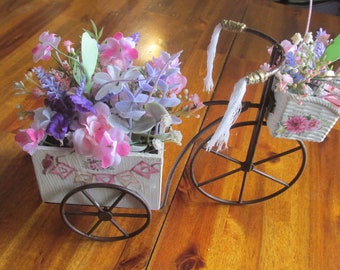 Tricycle flower box, Floral Decoration, Shabby Chic Decor