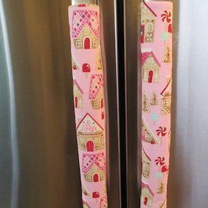 Ginger Bread Refrigerator Handle Cover. Appliance Door Handle Cover, Cart Door Handle Cover