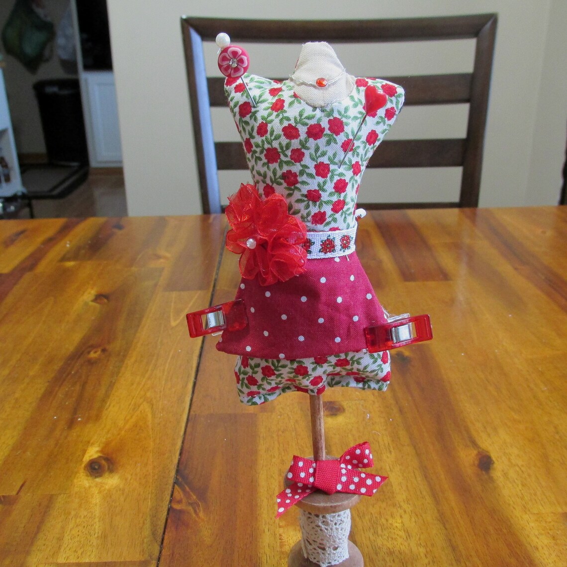 Mannequin Pin Cushion Mini Dress Form Pincushion Pin Cushion Etsy