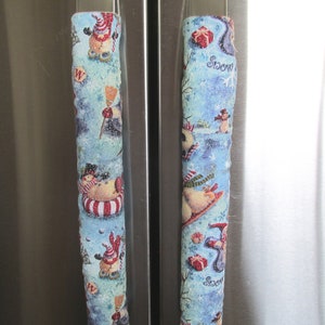 Snowmen Refrigerator Door Handle Cover, Appliance/Refrigerator Door Handle Cover