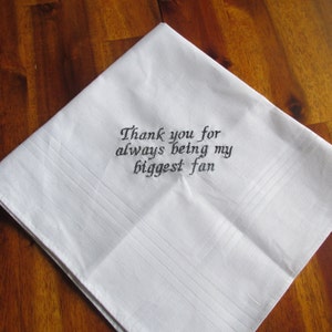 Embroidered Handkerchief, Personalized Handkerchief, Wedding Hankerchief