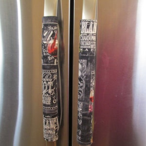 Wine  Refrigerator Handle Cover, Appliance Handle Covers, Kitchen Accessory