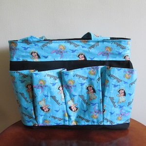 Bingo Bag, Teal  Bingo Bag, Craft Bag/Nurse's Tote