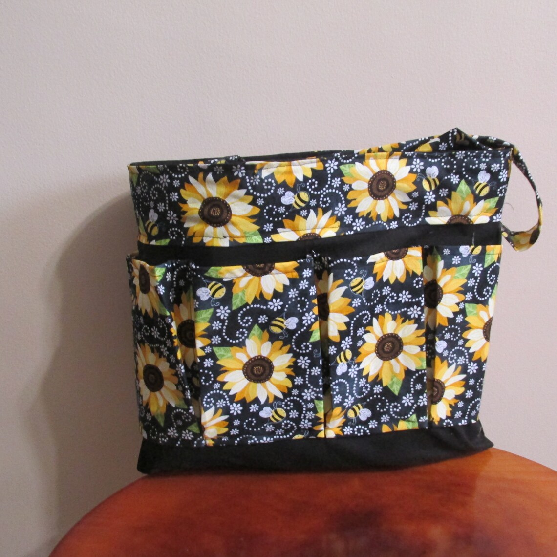 Bingo Bag Yellow and Black Bingo Bag Craft Bag/nurse's | Etsy