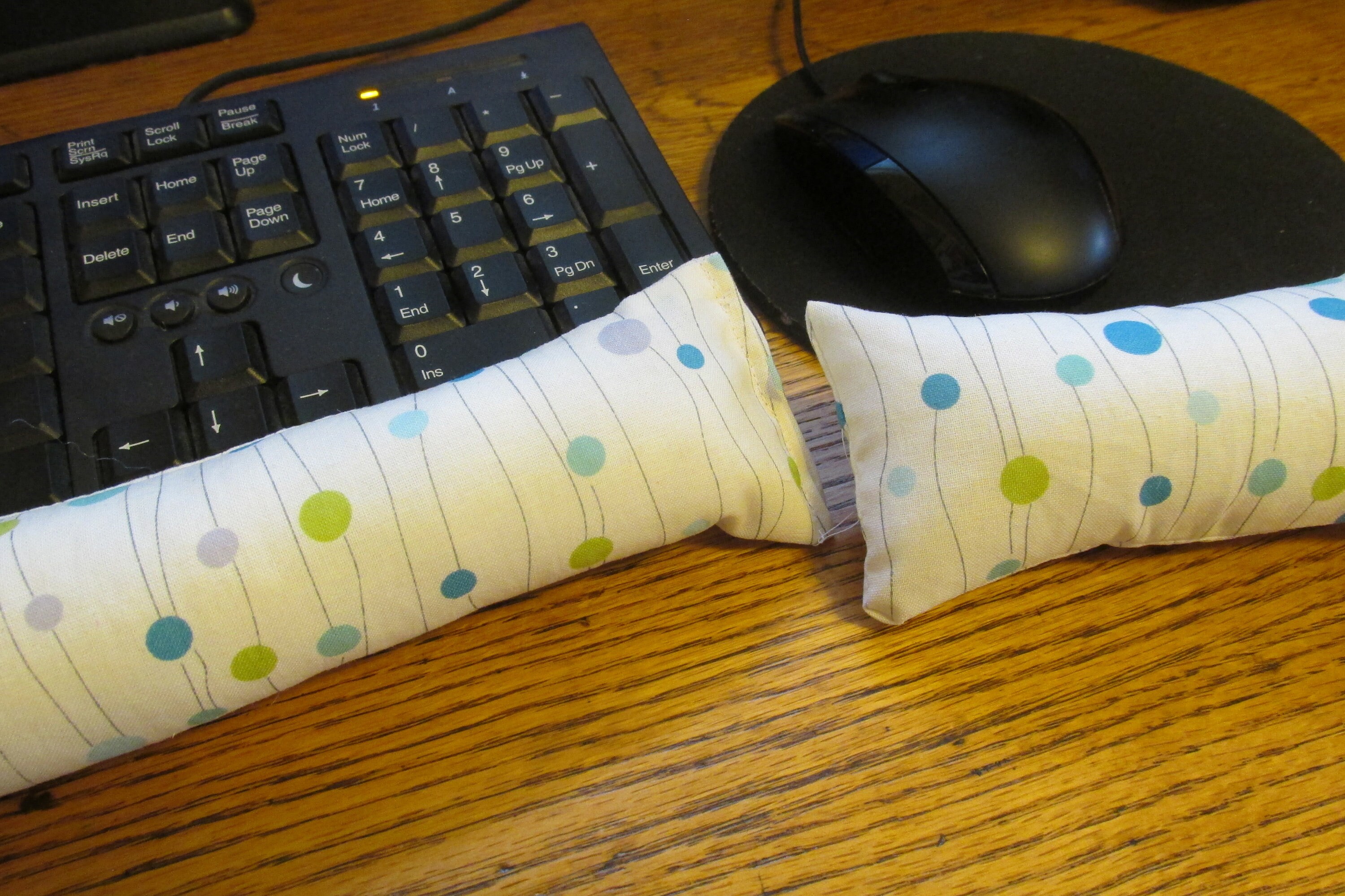 Dotted Computer Wrist Rest and Mouse Pad Keyboard Wrist Etsy