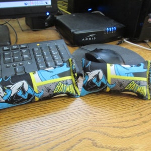Bat Man Wrist Rest, Keyboard and Mouse Wrist Supports