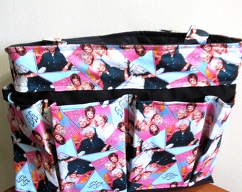 Golden Girls Bag, Bingo Bag, Craft Bag, Nurse's Tote, Pocket Tote