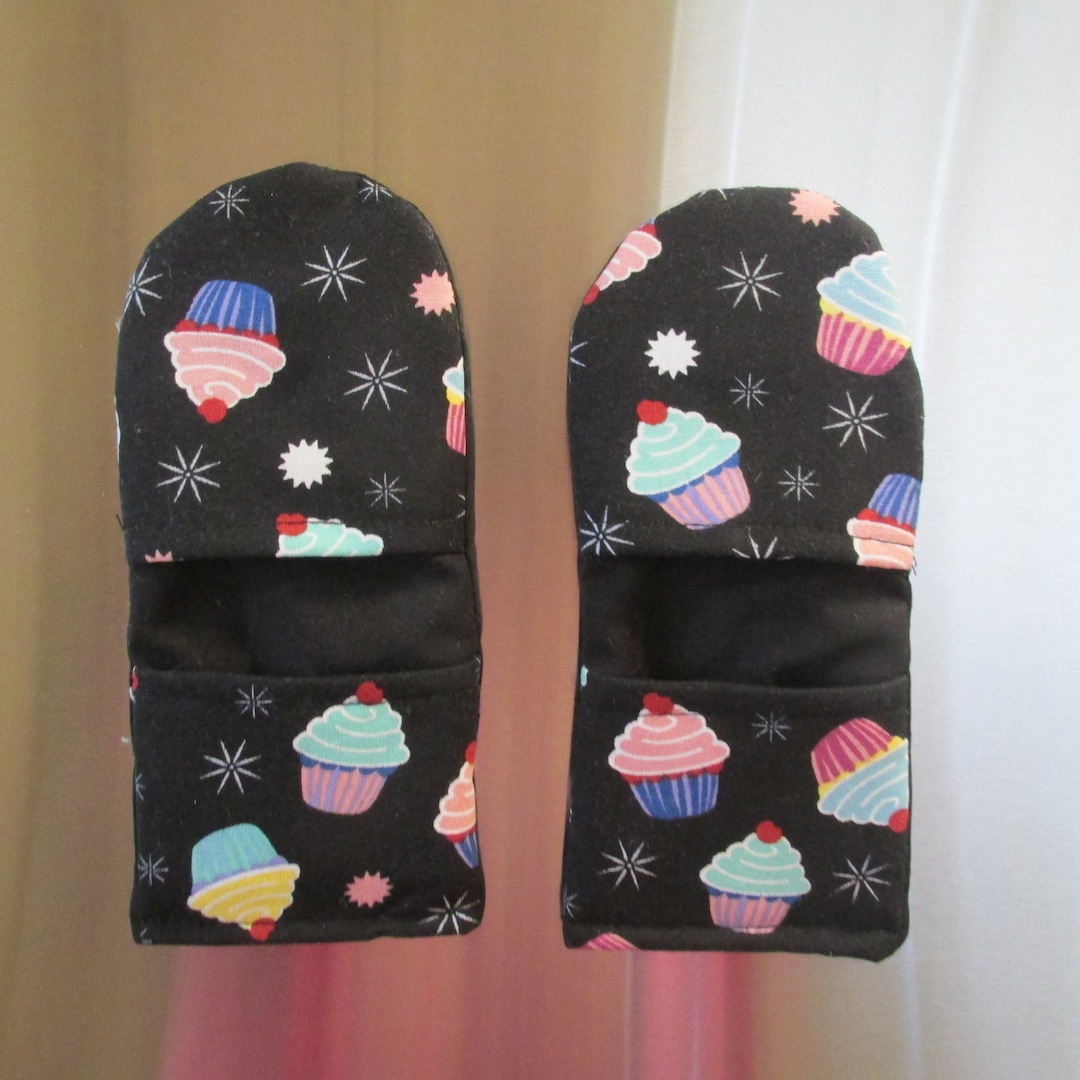 Finger Microwave Pot Holders, Cupcake Pot Holders, Microwave Pot Holders, Pot Handle
