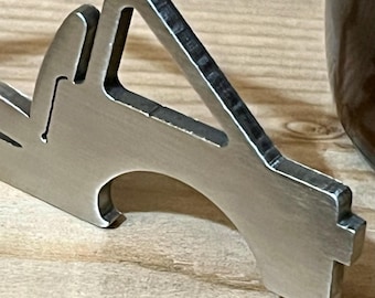 Jeep Stainless Steel Bottle Opener Keychain