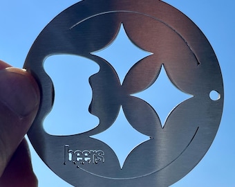 Steelers bottle opener & key chain (larger size)