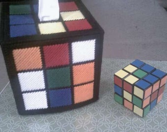 Rubik's Cube Tissue box cover