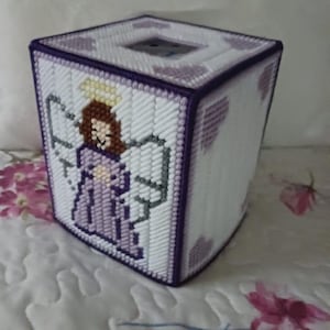 Angel purple tissue cover