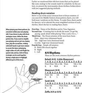 ZILLS: Music On Your Fingertips 133pg e-book about the construction, selection, and use of finger cymbals, ziller, & sagat in Belly Dance image 5