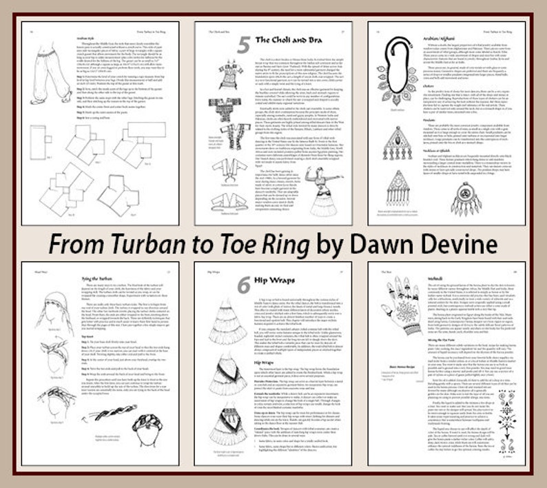 From Turban to Toe Ring DIY belly dance costuming book by image 2